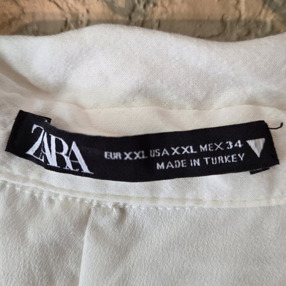 Zara Cutout Collared Button Dress Size XXL - Picture 10 of 16